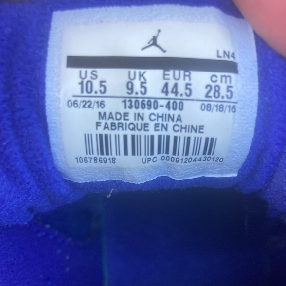 Air Jordan 3 Retro Deep Royal Blue - Picture 6 of 7